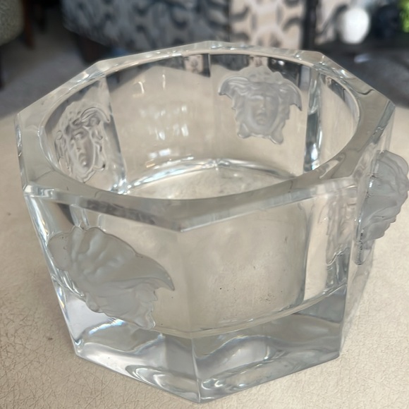 Rosenthal crystal Versace wine bottle holder / dish - Picture 8 of 9